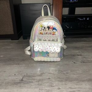 Loungefly Disney 100 Celebration Cake Mini Backpack - New With Tags